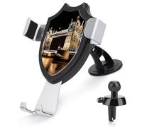 BTCOWZRV Night London Tower Bridge - Supporto per telefono da auto, cruscotto e ventilazione, a doppio uso, antiscivolo, per uso quotidiano, per iPhone 17 Pro Max 16/15/14/13/12/Samsung