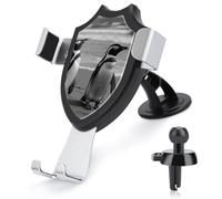 BTCOWZRV Supporto per telefono da auto a forma di pinguino in piedi sulla spiaggia, con ventosa e clip migliorata, supporto per telefono cellulare per cruscotto, parabrezza, ventosa, universale, per