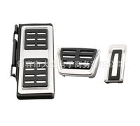 BTDLE Pedale Pad Copertura per Volkswagen T-ROC 2019,Acceleratore Freno Kit Pedaliera Copri Pedali Antiscivolo Auto Accessori,A/MT
