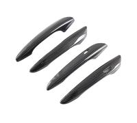 BTEDSXC Copertura Maniglia Portiera Compatibile con Mazda 3 per BP di Quarta Generazione 2019-2024 2020 Copertura Maniglia Porta Cromata ABS Accessori Auto Set Adesivi in Fibra di Carbonio