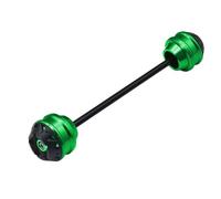 BTEDSXC Cursori per Telaio Compatibile con per Z900RS 2018 2019 2020 2021 2022 2023 Moto Anteriore Posteriore Forcella Slider ASSE Protezione Antiurto Slider Telaio(Greenc,Front)