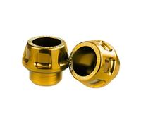 BTEDSXC Cursori per Telaio Slider Telaio Forcella Anteriore Moto Universale Ricambi Protezione Anticaduta Protezione Anticaduta Cuscinetti di Protezione Accessorio Moto(Yellow)