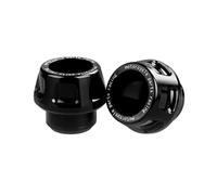 BTEDSXC Cursori per Telaio Slider Telaio Forcella Anteriore Moto Universale Ricambi Protezione Anticaduta Protezione Anticaduta Cuscinetti di Protezione Accessorio Moto(Black)