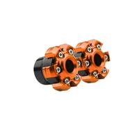 BTEDSXC Cursori per Telaio Slider Telaio Forcella Anteriore Universale Protezione Ammortizzante Forcella Anteriore Cup Decorazione Modifica Moto Slider Telaio Forcella(Orange)