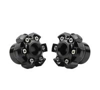 BTEDSXC Cursori per Telaio Slider Telaio Forcella Anteriore Universale Protezione Ammortizzante Forcella Anteriore Cup Decorazione Modifica Moto Slider Telaio Forcella(Black)