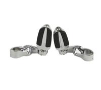 BTEDSXC Supporto per Poggiapiedi per Dyna FLD FXDB 1.25 "Moto Universale Pedane Pedale Pedane Breve Angolato Supporto Regolabile Accessori Pedane Moto