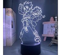 BTEVX 3D Luce Notturna Anime Illusion Led Decor Acrilico Anime Lampada 3D Cacciatore X Hunter Killua e Gon per Camera Da Letto Decor Nightlight Regalo di Compleanno Led Night Light Manga Hxh Killua