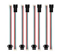BTF-LIGHTING 20 Paia 3pin SM 15cm Cavo Femmina/connettore Maschio per Condotto Striscia WS2812B WS2811 SK6812.