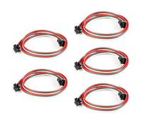 BTF-LIGHTING 3 Pin 20AWG JST SM LED Connettore 5pcs/confezione Connettore maschio femmina con 0,5 m di cavo per WS2812B WS2811 WS2814 SK6812 FCOB WS2811 IC Striscia senza saldatura Filo controller