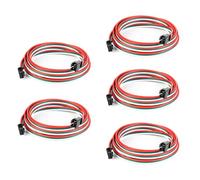 BTF-LIGHTING 3 Pin 20AWG JST SM LED Connettore 5pcs/confezione Connettore maschio femmina con 1m di cavo per WS2812B WS2811 WS2814 SK6812 FCOB WS2811 IC Striscia LED senza saldatura Filo controller