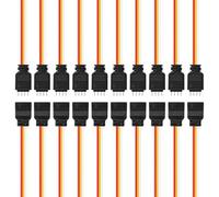 BTF-LIGHTING 3PIN JST SM LED Connettore 10Pare 22AWG 15cm Connettore Maschio Femmina per Striscia LED 3pin PWM SMD FCOB CCT