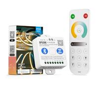 BTF-LIGHTING 4 Zone 2.4GHz RF Telecomando RB2&SP530E WiFi Bluetooth Kit di controllo Supporto FCOB COB SMD PWM o SPI CCT Doppio bianco temperatura colore sintonizzabile Strisce LED DC5V DC12V DC24V
