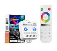BTF-LIGHTING 4 Zone 2.4GHz RF Telecomando RB3&SP530E WiFi Bluetooth Kit di controllo Supporto FCOB COB SMD PWM SPI RGB RGBW Striscia LED WS2811 WS2812B WS2814 WS2815 SK6812 IC ecc DC5V DC12V DC24V