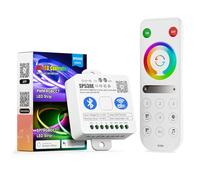 BTF-LIGHTING 4 Zone 2.4GHz RF Telecomando RB4 & SP530E WiFi Bluetooth Kit di controllo Supporto FCOB COB SMD PWM o SPI RGBCCT RGBWW Striscia LED DC5V DC12V DC24V