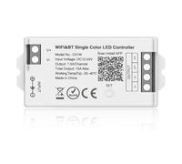 BTF-LIGHTING C01W Striscia LED monocromatica PWM (+V -V) 2PIN Dim Luminosità 2.4GHz Tuya WiFi Group Controller Alexa Google Home Smartphone APP di controllo Compatibile con WR02RF RC01RFB Dim Remote