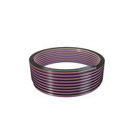 BTF-LIGHTING Cavo di prolunga RGB da 10 m 4 Pin 20AWG Striscia LED Collegamento a filo Cavo a 4 conduttori per FCOB COB 5050 3528 Nastro LED che cambia colore RGB