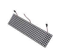 BTF-LIGHTING DC5V WS2812B ECO RGB in lega Cavi 5050SMD indirizzabili individualmente 8X32 256 pixel LED matrice flessibile FPCB Full Colour Funziona con controller K-1000C, SP107E, ecc.