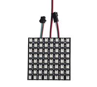 BTF-LIGHTING DC5V WS2812B ECO RGB in lega Cavi 5050SMD indirizzabili individualmente 8X8 64 pixel LED matrice flessibile FPCB Full Colour Funziona con controller K-1000C, SP107E, ecc.