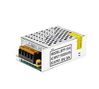 BTF-LIGHTING DC5V3A 15W Alimentazione in alluminio per WS2812B APA102 LED8806 WS2801 SK6812 WS2813 SK9822 WS2801 DC5V Moduli LED per striscia