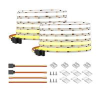 BTF-LIGHTING FCOB COB CCT Striscia LED 24V 3000K-6000K 2x5m(10m) 640LEDs/m