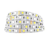 BTF-LIGHTING RGBW Striscia LED 12V RGBWW 2700K-3000K 5 Metri 60LEDs/m IP30