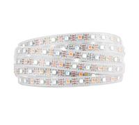 BTF-LIGHTING SK6812RGBW (WS2812B RGBW) RGB + bianco caldo Individualmente indirizzabile 5m 60 LED/pixel/m Flessibile 4 colori in 1 LED sogna colorato Striscia LED IP67 impermeabile DC5VPCB bianco