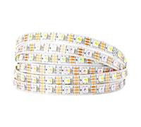 BTF-LIGHTING SK6812RGBW (WS2812B RGBW) RGB + bianco freddo Individualmente indirizzabile 5m 60 LED/pixel/m Flessibile 4 colori in 1 LED sogna colorato Striscia LED IP30 Non impermeabile DC5VPCB bianco