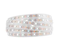 BTF-LIGHTING SK6812RGBW (WS2812B RGBW) RGB + bianco naturale Individualmente indirizzabile 5m 60 LED/pixel/m Flessibile 4 colori in 1 LED sogna colorato Striscia LED IP67 impermeabile DC5VPCB bianco