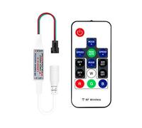 BTF-LIGHTING WS2811 e WS2812B 14 tasti DC5V-12V Wireless RF Led RGB Controller 300 tipi di effetti di luce Colore digitale LED Moduli di luce stringa