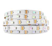 BTF-LIGHTING WS2812B RGB 5050SMD Indirizzabile individualmente 5m 60Pixel/m PCB bianco flessibile Full Color LED Pixel Strip Dream Color IP30 Schermo LED non impermeabile,solo parete LED DC5V