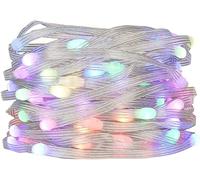 BTF-LIGHTING WS2812B RGB IC Indirizzabile individualmente Colore Inseguendo Smart Fairy String Light Filo PVC 5m 50LEDs DC5V per Twinkle Decorative Camera Tenda Natale Matrimonio Festa Decor IP65