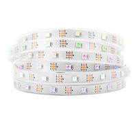 BTF-LIGHTING WS2812E Fili in lega ECO RGB 5050SMD Indirizzabile individualmente 5m 30Pixel/m Flessibile bianco PCB Full Color LED Pixel Strip Dream Color IP67 impermeabile Progetti fai da te DC5V
