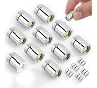 BTFO 10 micro luci a LED, piccole luci a LED alimentate a batteria, piccole mini luci per casa delle bambole, luci in miniatura, per lanterne di carta, decorazioni per feste, artigianato, accessori