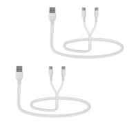 BTFO 2 Pezzi Cavo di Ricarica per Momcozy M5 M6 M9 S9 Pro e S12 Pro Tiralatte a Mani Libere, Lunghezza 57cm Cavo di Alimentazione USB Accessori per Momcozy M5