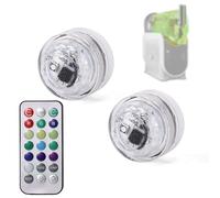 BTFO 2 Pezzi Luci a LED per Ninja Slushie FS301/FS300, 13 Colori e 3 Modalità Luci Capsula a LED con Telecomando Accessori per Macchina Frullati (Batteria Inclusa)