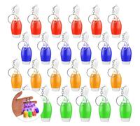 BTFO 24 pz Portachiavi Birillo Bowling LED, Portachiavi Birillo Bowling Illuminato Flash Colorato Mini Portachiavi Birillo Bowling Sport Bowling Bomboniera Regalo per Bambini Atleti Giochi