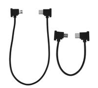 BTFO 2pz Cavo Dati Micro USB A USB-C per DJI RC-N1/N2/N3 Controller, Cavi 15/30cm Compatibile con DJI Mavic Mini/Air Modelli Drone, Collegamento per iPhone 17/16/15