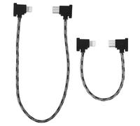 BTFO 2pz USB-C a iOS Cavo Dati Compatibile con DJI RC-N1/N2/N3 Controller, Nylon Intrecciato OTG Cavo Accessori per DJI Neo Mavic Mini Air Drone Collegamento per iPhone 14/13/12