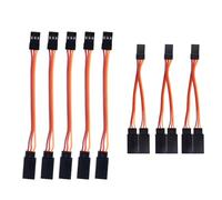 BTFO 8pz Cavo Splitter a Y per Servo, Cavo a Y 30-Core 10cm, Lineare 30-Core 12cm per RC Aereo Auto Drone Compatibile con JR Futaba Spektrum