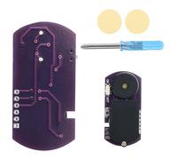 BTFO Scherzo con Grillo Che Fa Rumore, Dispositivo Acustico Fastidioso con 16 Suoni Strumento Semicircolare Nascosto per Scherzi per Ufficio Casa Scuola Auto Feste (Viola)