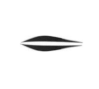 BTFWM 1 paio di copri-palpebre for fari auto in fibra di carbonio nera, in ABS, for F30 Serie 3 F32 F31 F36 F34 F33 2013-2017 copertura sopracciglia luce anteriore