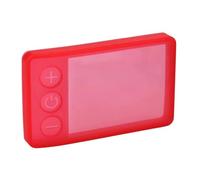 BTFWM 1 pz Ilicone 866 Cruscotto Cover Display Colorato Elettrico Cooter Accessorio Custodia Protettiva Impermeabile Copertura del freno dell'acceleratore(Rot)