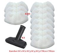 BTFWM Aspirapolvere a vapore for SC1 SC2 SC3 SC4 SC5 SC7 CTK10 CTK20 Parti Spazzola Testa Ugello potente Accessori Accessori per pulitori a vapore(Set-24)