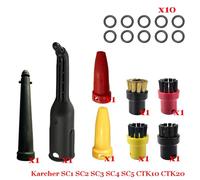 BTFWM Aspirapolvere a vapore for SC1 SC2 SC3 SC4 SC5 SC7 CTK10 CTK20 Parti Spazzola Testa Ugello potente Accessori Accessori per pulitori a vapore(Set-4)
