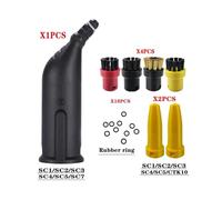 BTFWM For Aspirapolvere a vapore SC2 SC3 SC7 CTK10 Ugello potente Spazzola di pulizia Testina Specchio Spazzola for utensili Ricambi Accessori Accessori per pulitori a vapore(Clear)