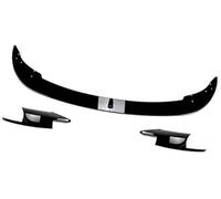 BTFWM For BMW, Serie 5 F10 F11, for M5 2011-2017 Paraurti anteriore for auto Labbro inferiore Diffusore angolare Splitter Protezione spoiler Tuning Spoiler Splitter paraurti anteriore(BLACK Glossy Bla
