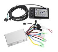 BTFWM For controller bici elettrica 24V/36V/48V 20W/30W Controller misuratore brushless for scooter bici elettrica con pannello display LCD Schermo di visualizzazione per scooter elettrico(36V-48V)
