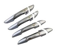 BTFWM For Hyundai, for, 2015 2016 2017 2018 2019 Adesivo for auto cromato argento Maniglia esterna della portiera Modanatura Copertura Decorazione Accessori maniglia di ricambio per porta(No Hole)