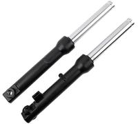 BTFWM Gruppi ammortizzatori anteriori, for motori cinesi GY6 50cc, scooter Taotao 50ATM, sistema frenante a tamburo ammortizzatore anteriore regolabile(Black/Drum)