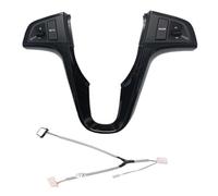 BTFWM Interruttore di controllo del volante multifunzione per auto 1 pezzo, per pulsanti Bluetooth per Hyundai Verna Solaris, per audio Kit pulsanti al volante(BLACK Army n)